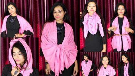 The rules are pretty simple, so please follow them. 6 Ways: How To Wear Shawl The Right Way - YouTube