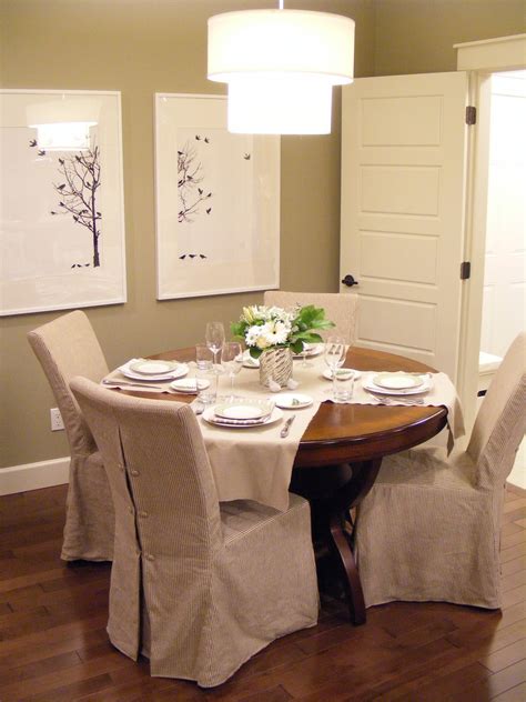 Finding the right set of side chairs or arm chairs for your specific purpose depends on what the space is intended for. Slipcovers for Dining Room Chairs That Embellish your ...