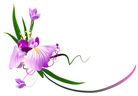 Beautiful Purple Floral Decor Png Clipart Purple Floral Decor Flower
