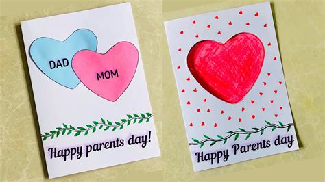 2 Last Minute Parents Day Card Ideas😍 Easy Greeting Card Ideas For Mom