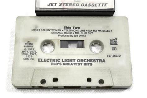 electric light orchestra vintage cassette tape elo s greatest hits the vintedge co elo