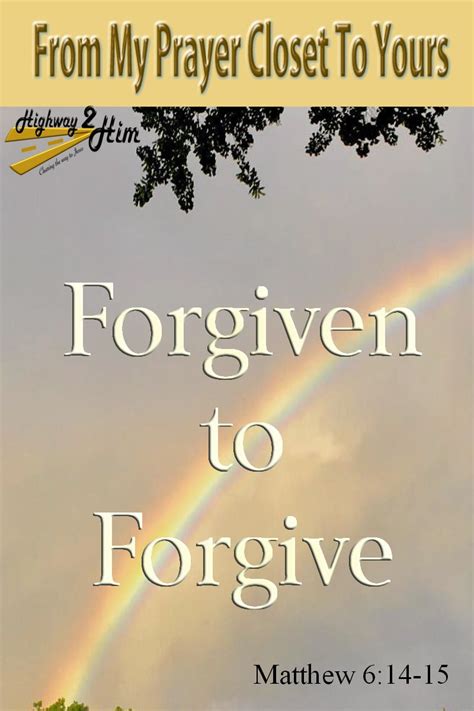 As We Have Been Forgiven We Are Called To Forgive A Scripture Based