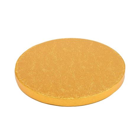 Bakershome Cake Drum Gold 16 Round 4064cm Pack Of 5
