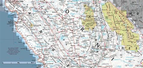 Map Of Central California Printable Maps