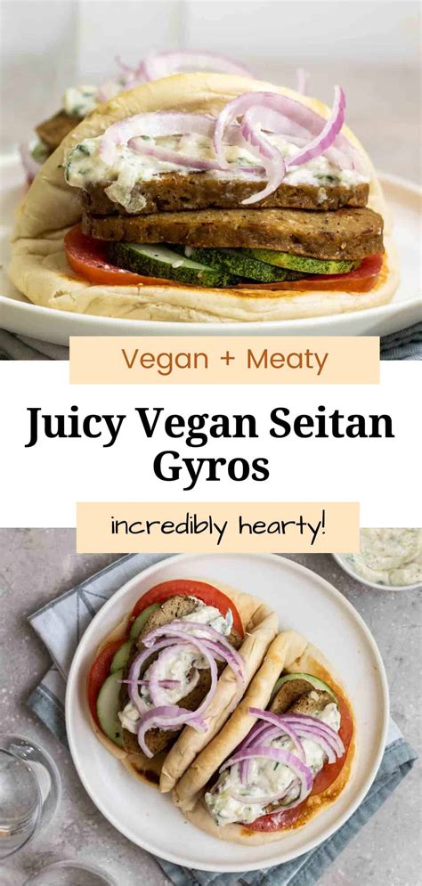 Meaty Vegan Seitan Gyros My Plantiful Cooking