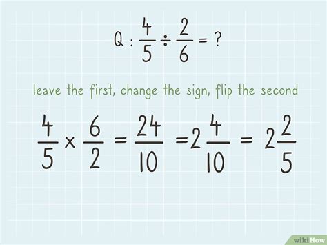 Cómo Dividir Fracciones Entre Fracciones 12 Pasos