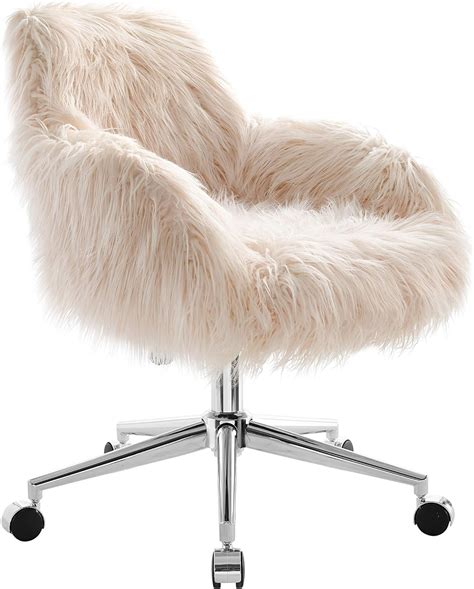Pink Desk Chair Fluffy See More Ideas About Chair Pink Desk Chair