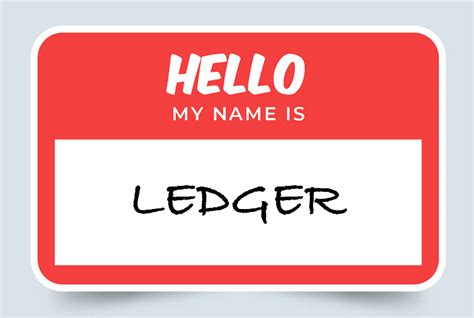 Ledger Name Meaning Origins And Significance