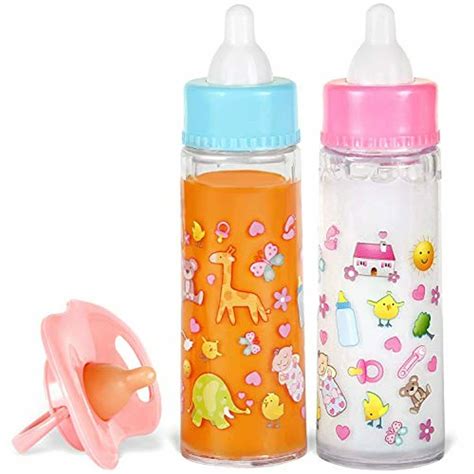 Baby Doll Disappearing Magic Bottles 2 Piece With Pacifier Dolls