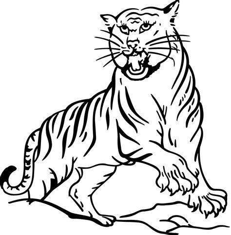 72 dessins de coloriage tigre à imprimer sur LaGuerche com Page 2