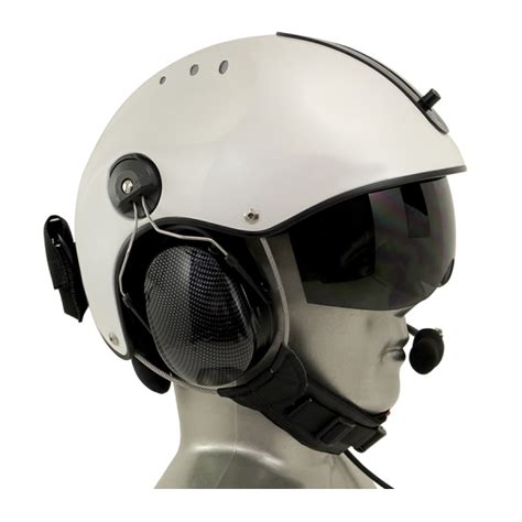 Active Noise Anr Emssar Aviation Headset 9v Helmet Mounted Battery