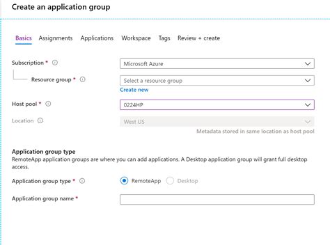 Manage Application Groups For Azure Virtual Desktop Portal Azure