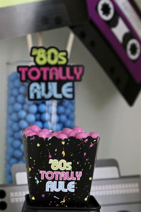 Retro 80s Party Ideas Totally 80s Party Awesome 1980s Decorations From Big Dot Of Happiness