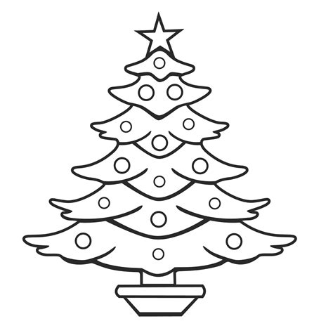 Christmas Tree Coloring Pages For Kids Free Printable Coloring Wallpapers Download Free Images Wallpaper [coloring837.blogspot.com]