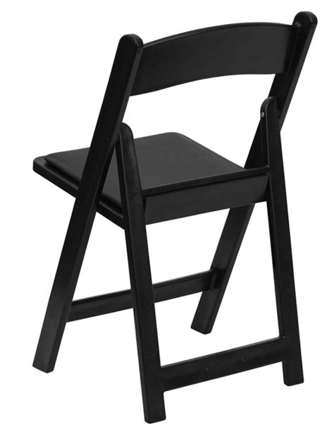 Advantage black dining height folding chairs these black folding chairs in a dining height offer sleek styling with smooth lines and solid black color. Black Resin Folding Wedding Chair