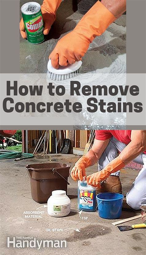 How To Remove Paint From Concrete And Other Stains