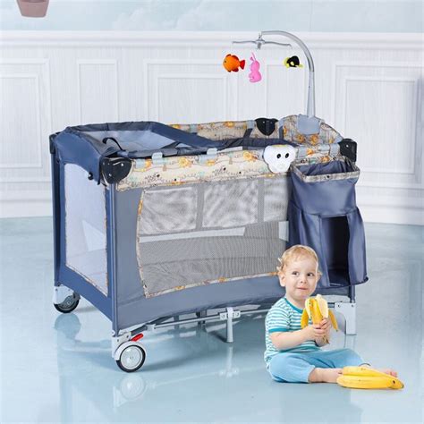 Pick ‘n Save Costway Foldable Baby Crib Playpen Playard Pack Travel