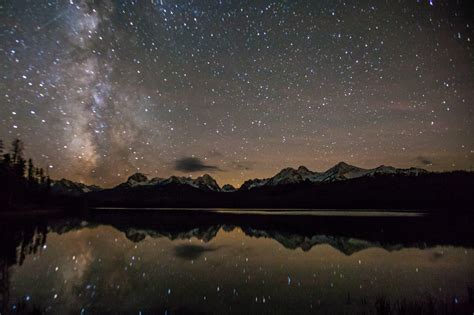 The term night sky, usually associated with astronomy from earth, refers to the nighttime appearance of celestial objects like stars, planets, and the moon, which are visible in a clear sky between sunset and sunrise, when the sun is below the horizon. One Of The Darkest Places In The World Is Idaho's Night ...