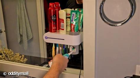 This Antibacterial Toothbrush Holder Sterilizes Up To 5 Toothbrushes In