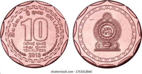 10 Sri Lankan Rupees Coin 2013 Stock Photo 1751013860 Shutterstock