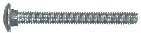 812593 Hot Dipped Galvanized Carriage Bolt 38 X 6 Inch Silver 50