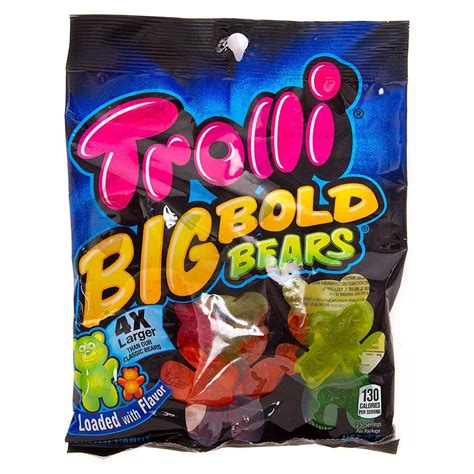 Buy Trolli Big Bold Gummy Bears Candy 5 Ounce Online In India B00okojj7c