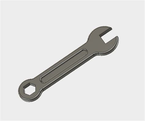 3d Printed Wrench By Desktop Makes Pinshape