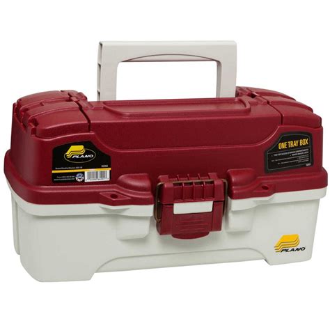 Plano One Tray Tackle Box Red White Mel S Outdoors