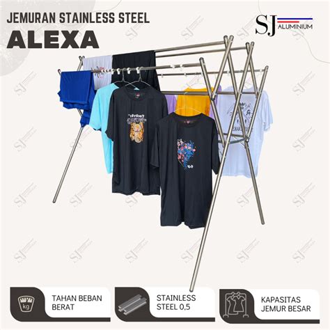 Jual Alexa Jemuran Stainless Steel Jumbo Cm Jemuran Baju