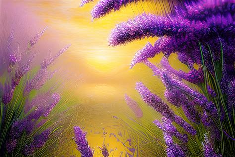 Lavender Sunset Graphic By Artmix · Creative Fabrica