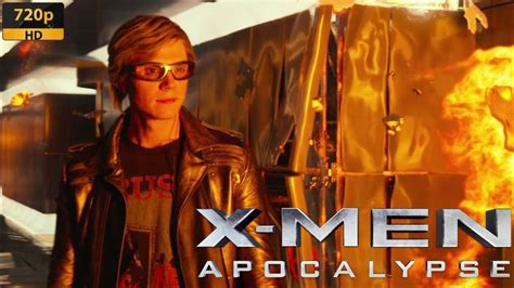 X Men Apocalypse Quicksilver Rescue Scene Slow Motion Mic Flick