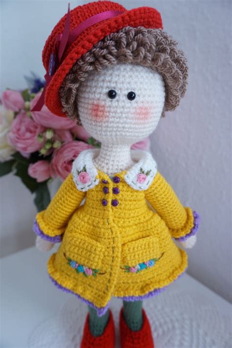 Pretty Tilda Doll Crochet Pattern Doll Crochet Size 30cm Etsy