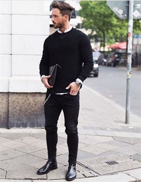 Pin By Tim Ray On Wardrobe Ideas In 2019 Black Jeans Men Black