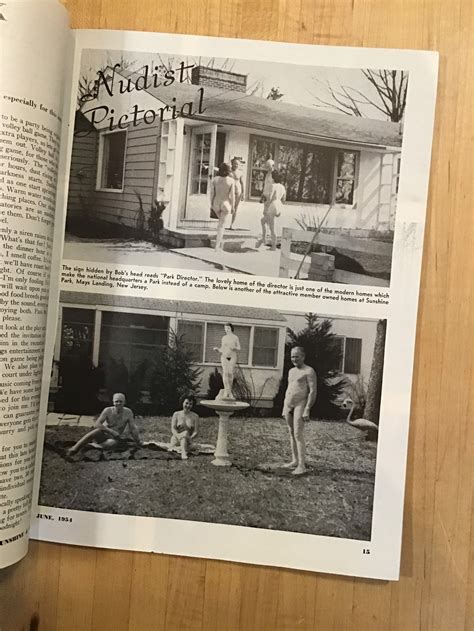 Sunshine And Health Nudist Naturist Magazine June Mature Etsy