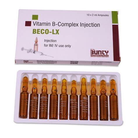 Vitamin B Complex Injection 10 X 2 Ml Ampoules At Rs 2vial In