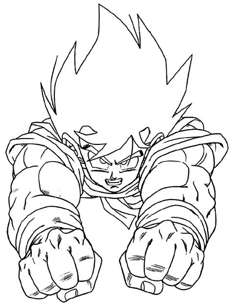 Desenhos Do Goku Para Colorir Atividades Educativas Sexiz Pix