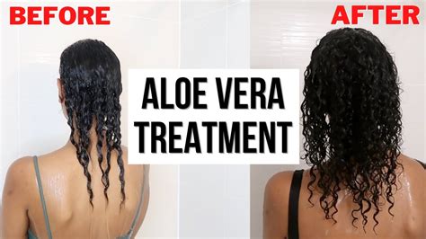 Aloe Vera Treatment Before And After Results For Hair Growth Youtube