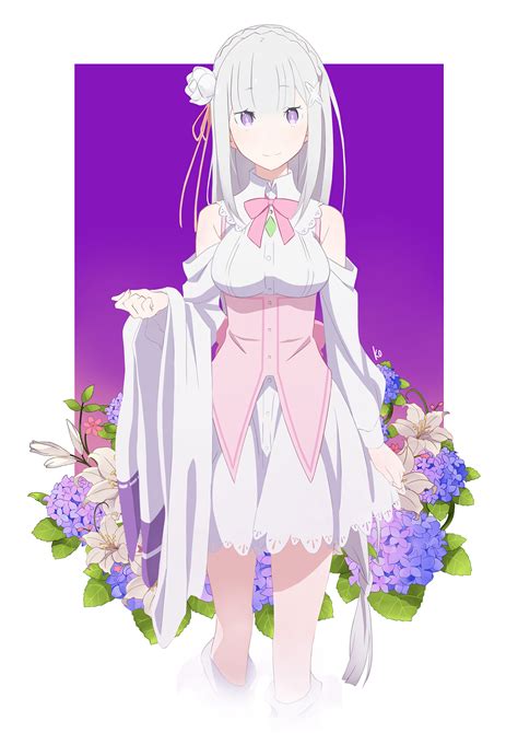 Emilia Re Zero Kara Hajimeru Isekai Seikatsu Image By Pixiv Id Zerochan