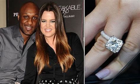 Khloé Kardashians Engagement Ring Celebrity Engagement Rings Khloe