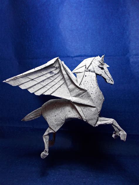 Pegasus Fumiaki Kawahata Origami Tutorial Origami Pegasus