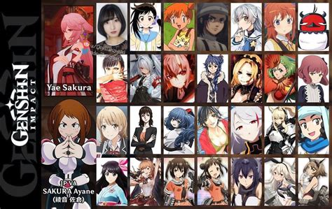 top 5 characters voiced by ayane sakura the genshin impact va of yae miko