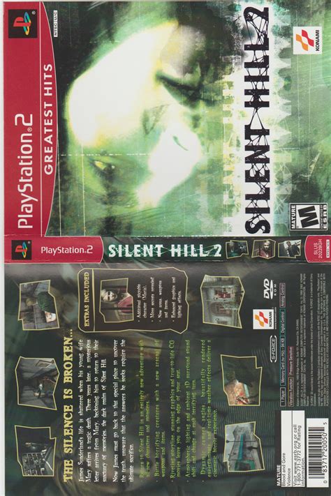 Silent Hill 2 Greatest Hits For Playstation 2
