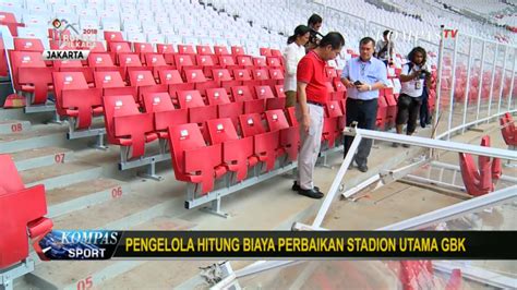 Nilai Kerusakan Stadion Utama Gbk Mencapai Rp Juta