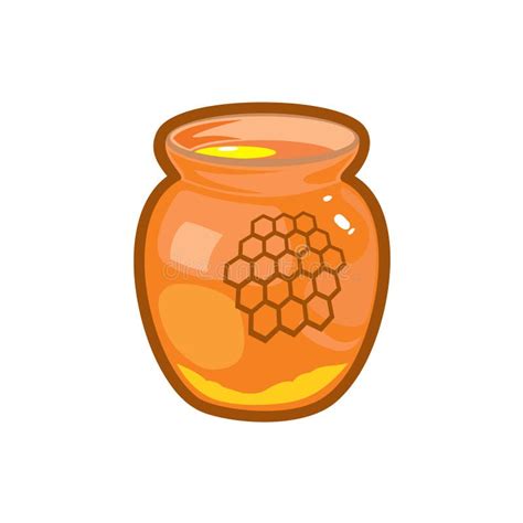 Honey Jar Stock Vector Illustration Of Dessert Food 103291262