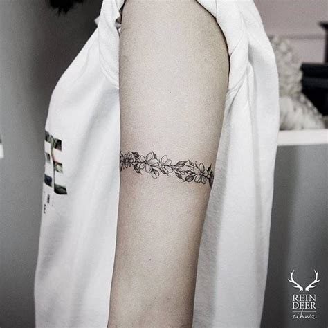 Floral Armband Tattoo Armband Tattoo Frau Armband Tattoos Armband