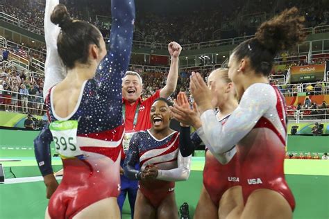 u s gymnastics team aka final five win gold at rio olympics movie tv tech geeks news