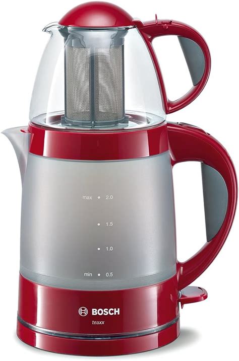 Amazon De Bosch TTA2010 Teebereiter Wasserkocher 2 L Teekanne 0 7 L