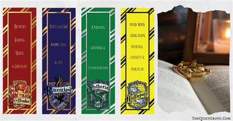 As of july 2012, google notebook has shut down and all notebook data should now be in google docs. Free Printable Harry Potter Hogwarts Houses Bookmarks (1) ⋆ The Quiet Grove