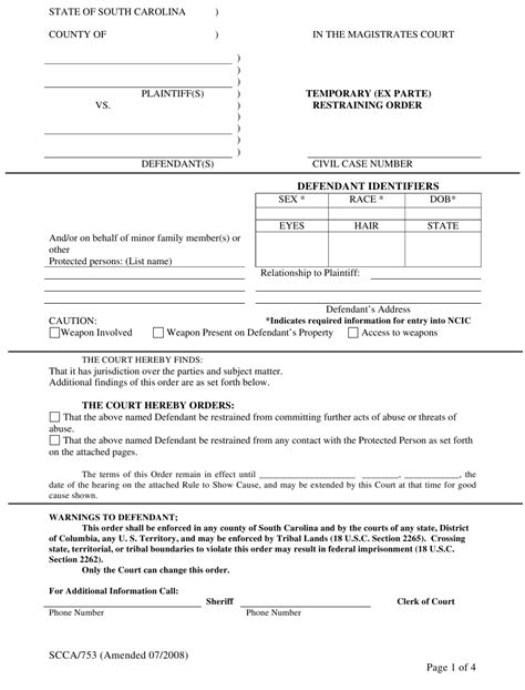 Form Scca753 Fill Out Sign Online And Download Printable Pdf South