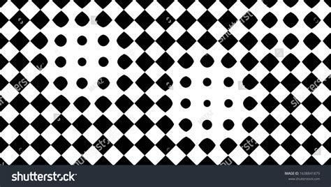 Checkered Pattern Effect Vector Art Abstract Stock Vector Royalty Free